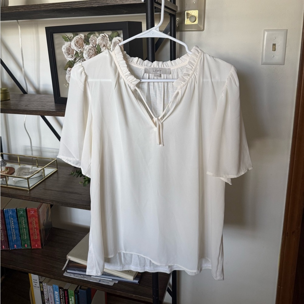 Elegant White Women's Top